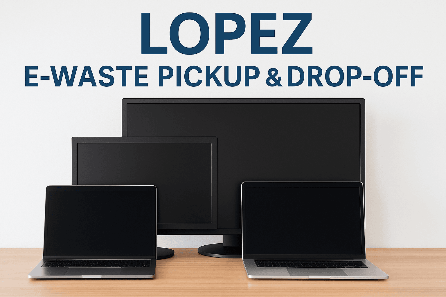 Electronic waste recycling services - Certified data destruction and secure recycling